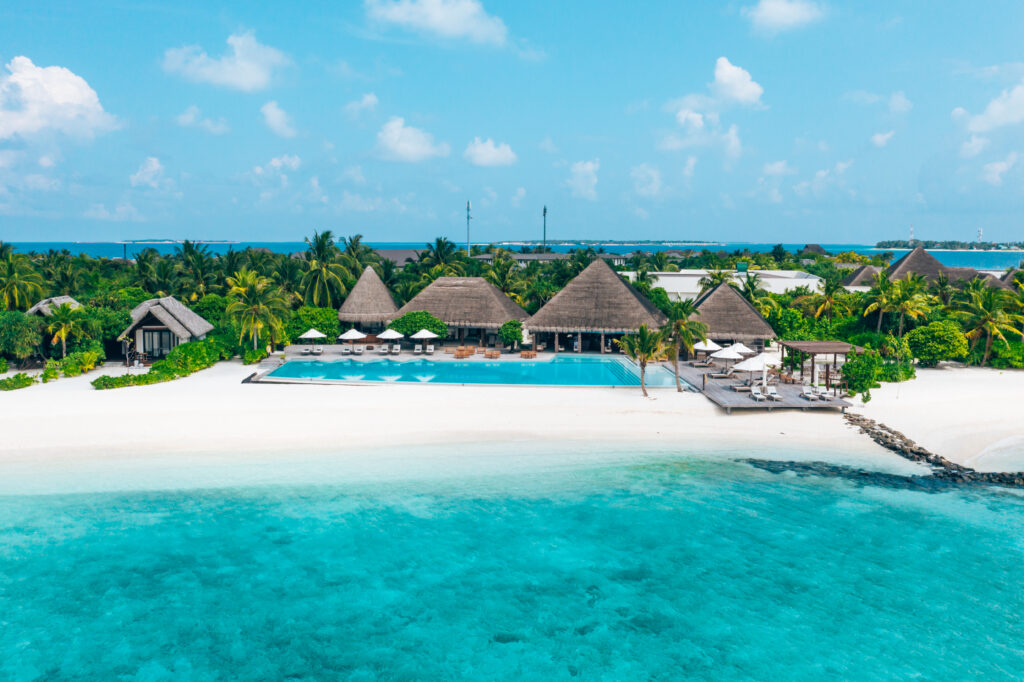 Main Pool beach view